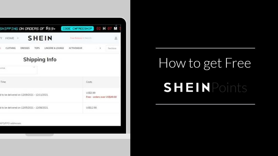 How to get Free Shein Points for free – August 2022, The Best Tips